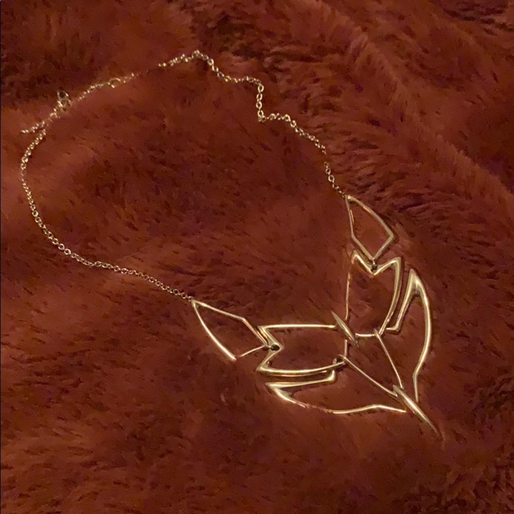 Alexis Bittar fox geometric necklace